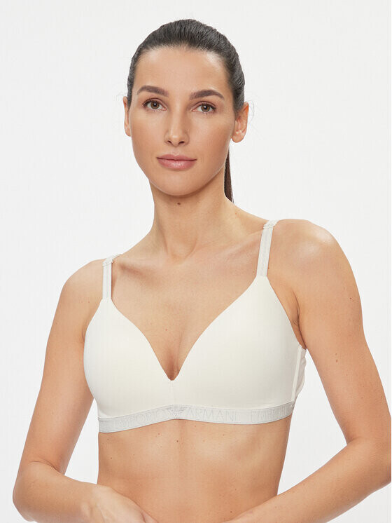 

Бюстгальтер без косточек Emporio Armani Underwear, экрю