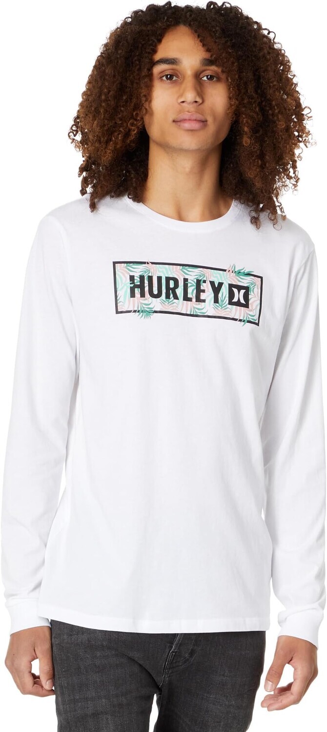 

Футболка с длинными рукавами в коробочке Hurley, белый