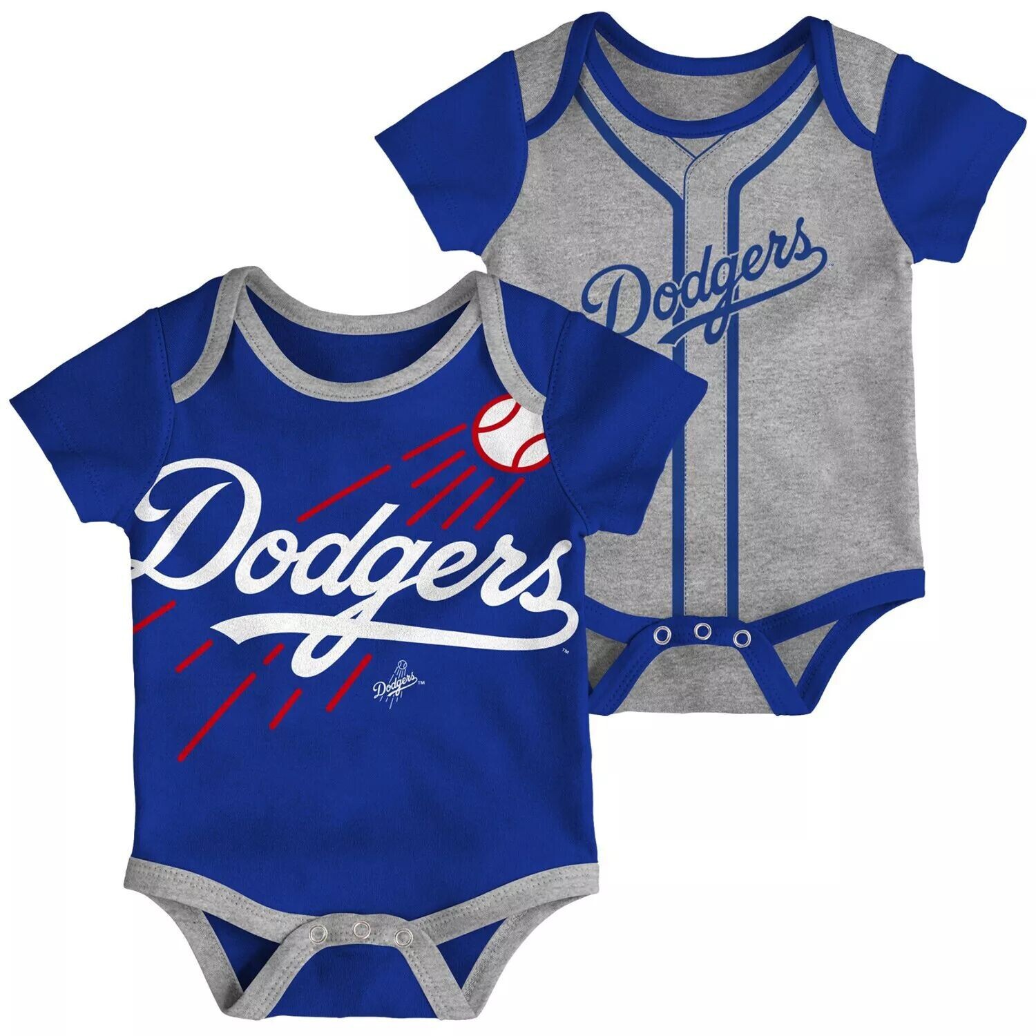 

Комплект из 2 боди Infant Royal/Heathered Grey Los Angeles Dodgers Outerstuff