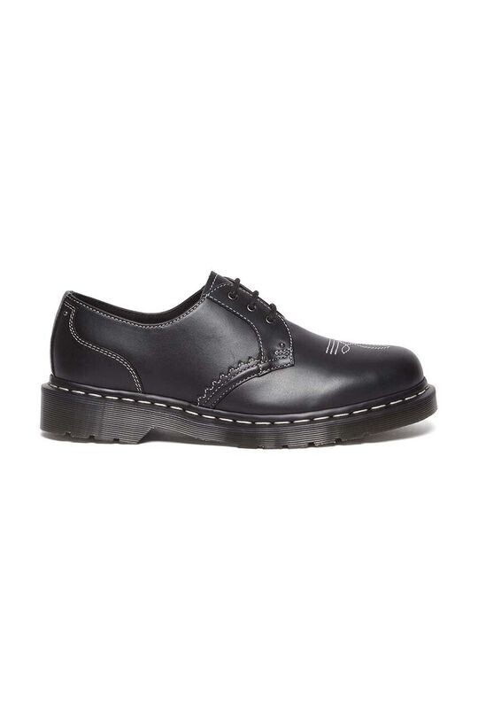 

Кожаные туфли в готическом стиле «Американа» Dr. Martens, черный