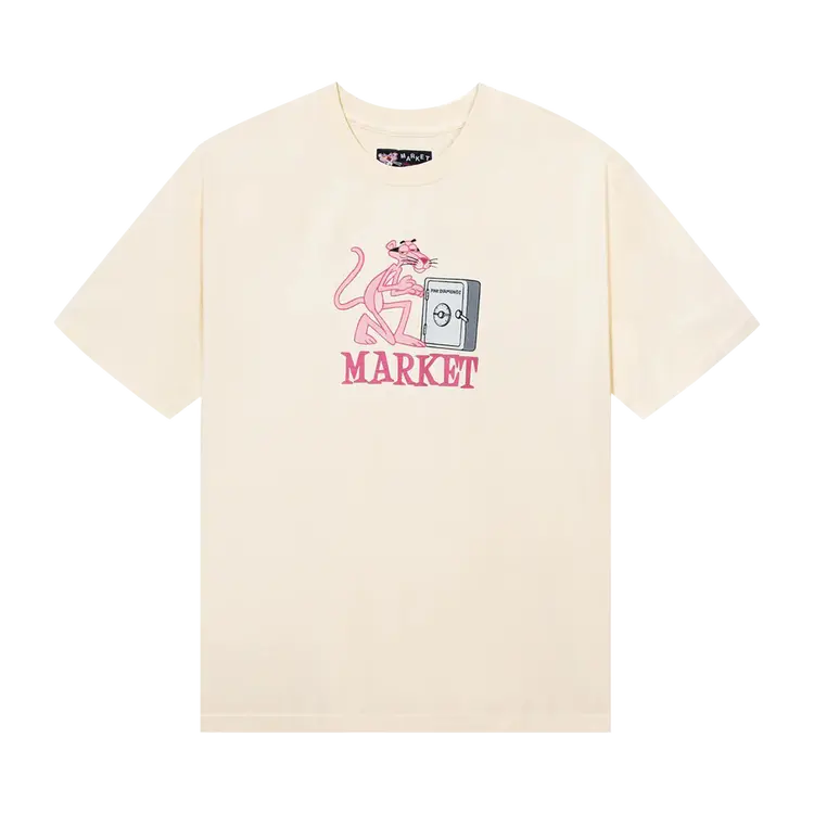 

Футболка Market Pink Panther Call My Lawyer 'Ecru', кремовый, Бежевый
