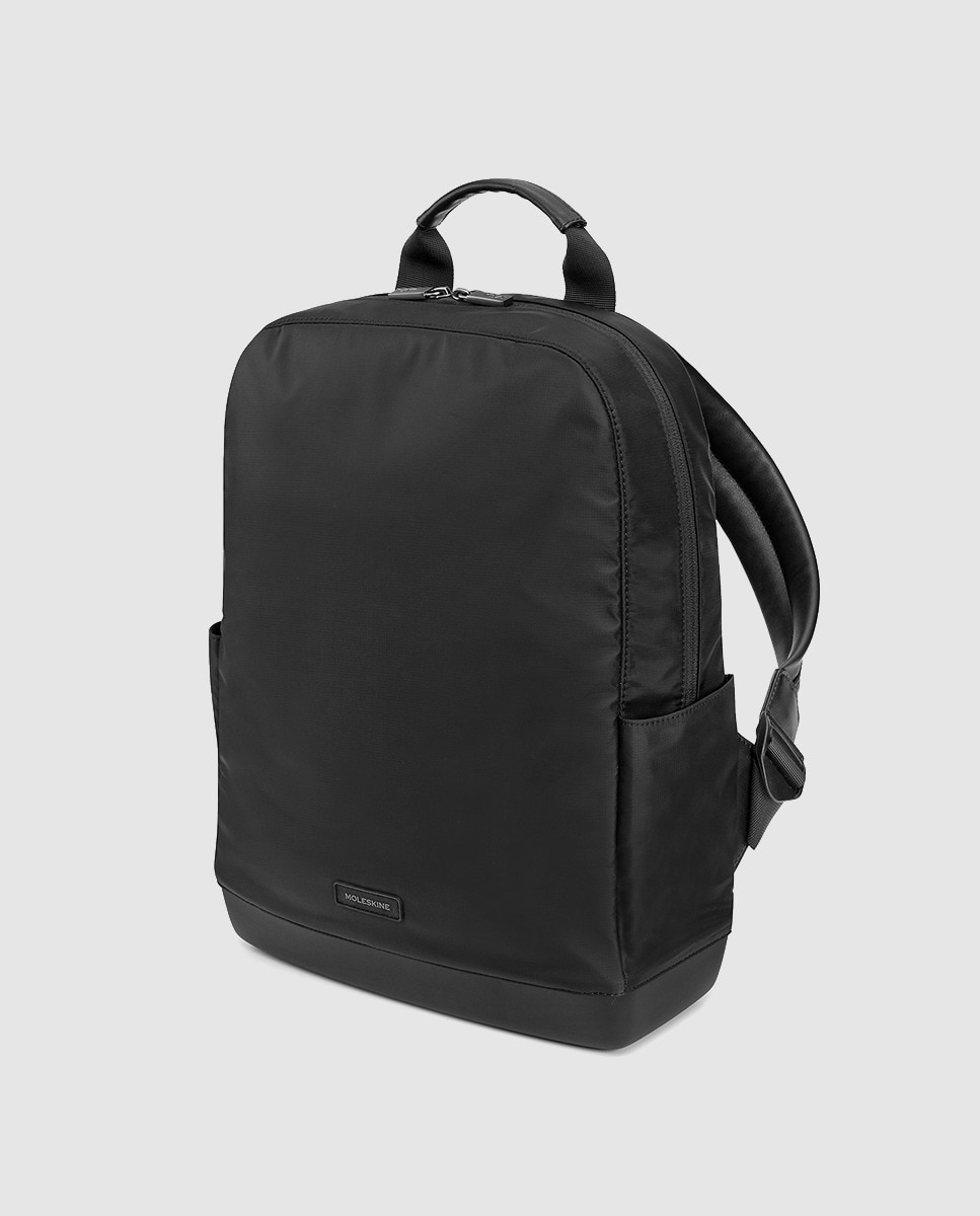 Черный рюкзак Moleskine с отделением для ноутбука и застежкой-молнией Moleskine, черный рюкзак с логотипом маршмеллоу fortnite черный
