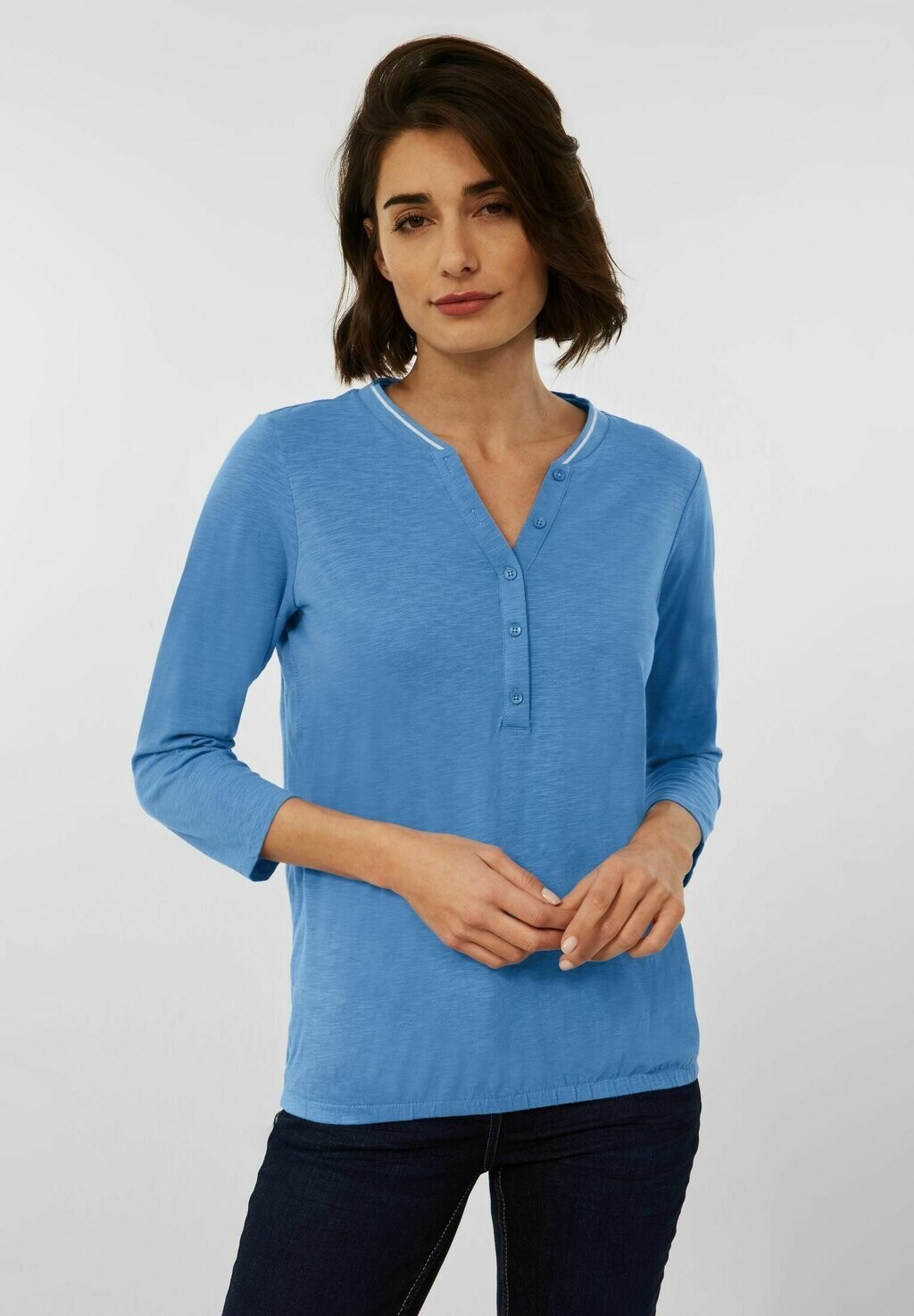 

Рубашка с длинным рукавом IM STYLE Cecil, цвет blau