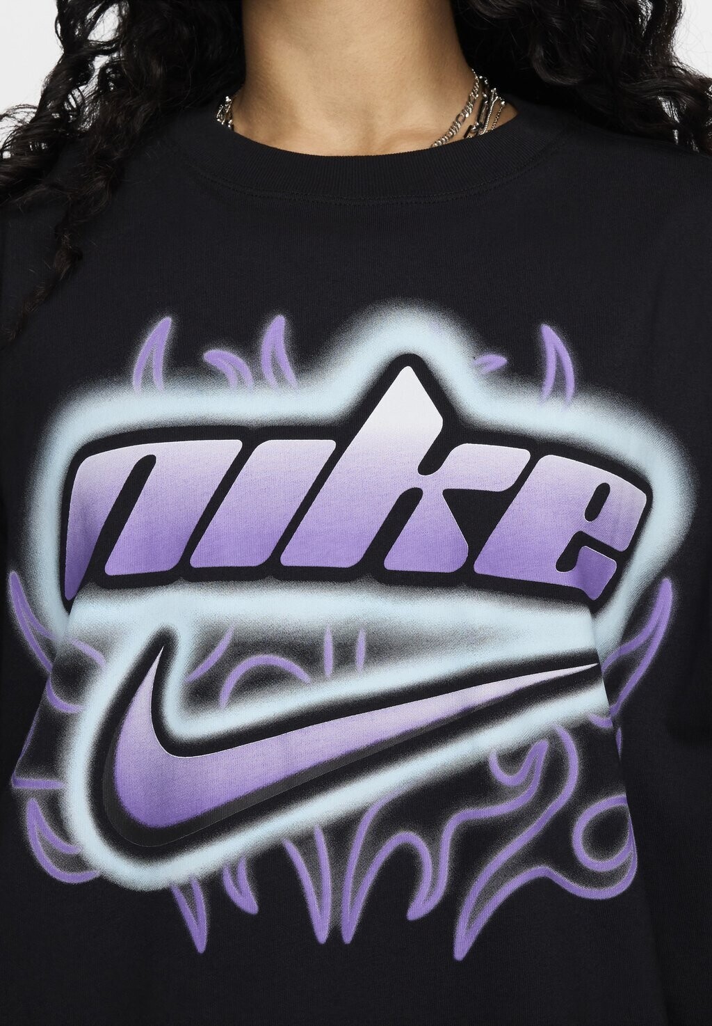 

Футболка с принтом Nike, черный