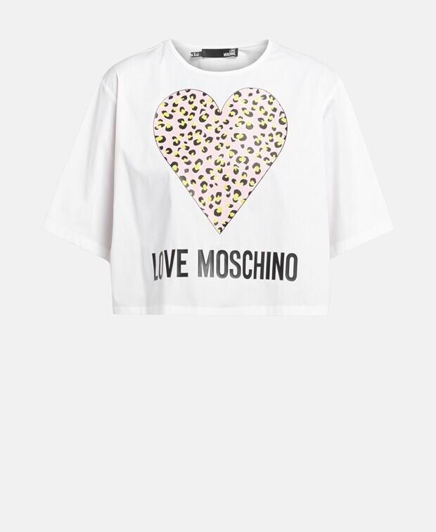 

Рубашка блузка Love Moschino, белый