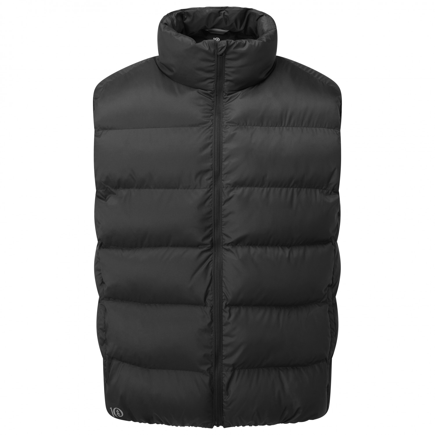 Жилет из синтетического волокна Tentree Puffer Vest, цвет Meteorite Black жилет cropped puffer vest cotton on body цвет black
