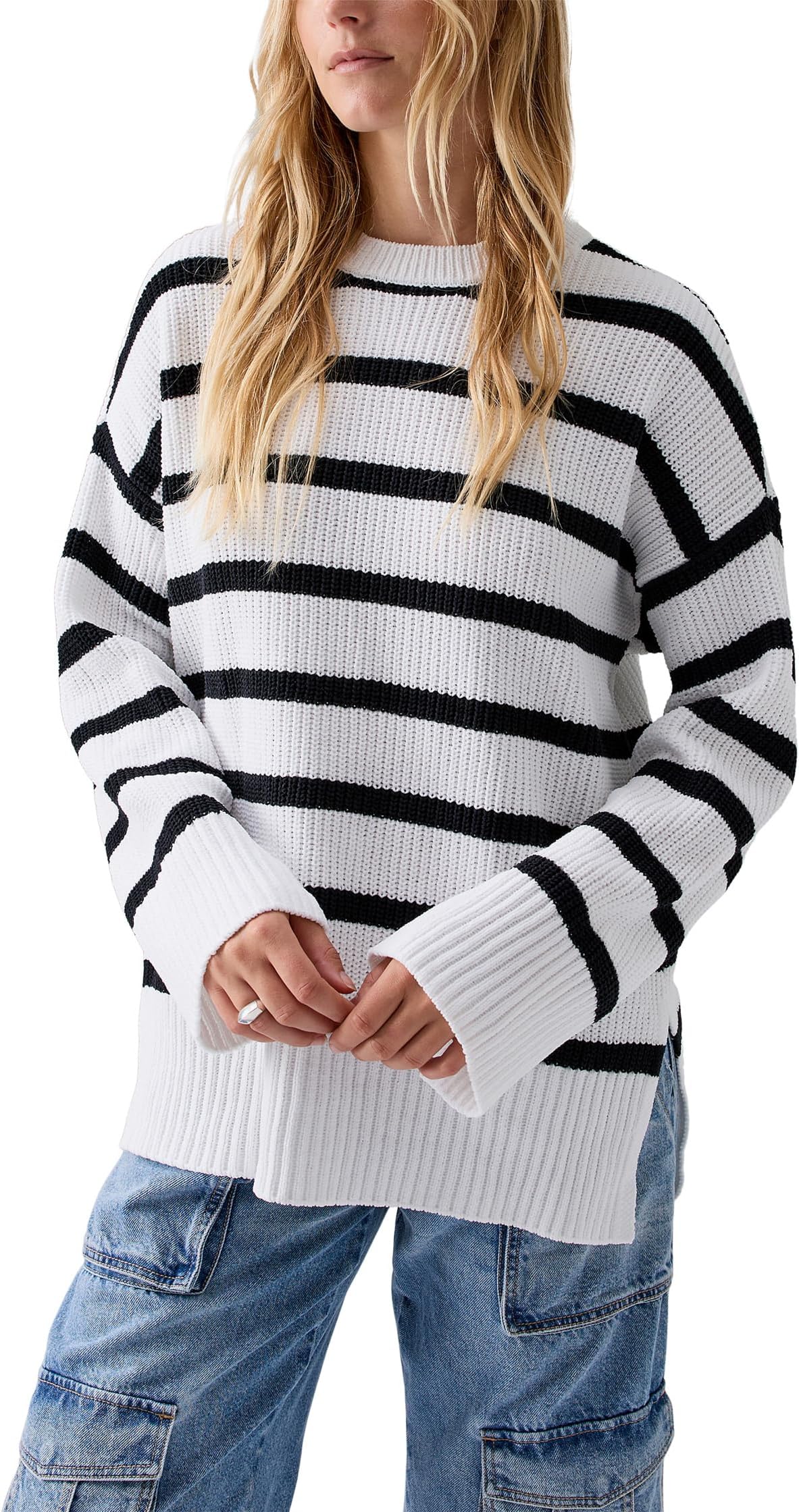 

Свитер Stroll In The Snow Tunic Sanctuary, цвет Black Stripe