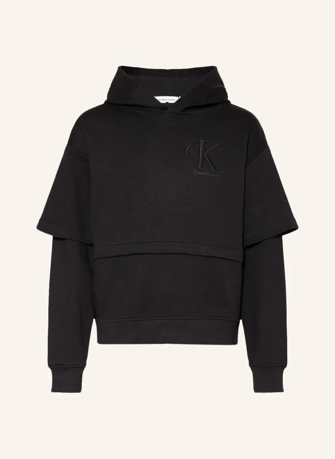 

Толстовка с капюшоном Calvin Klein, черный