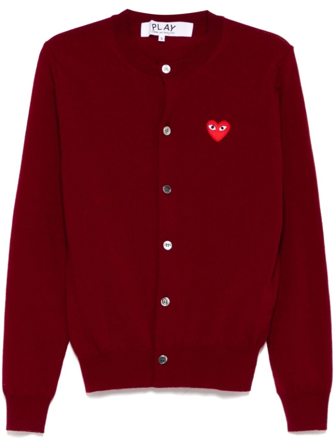 

Шерстяной кардиган Comme Des Garçons Play, красный