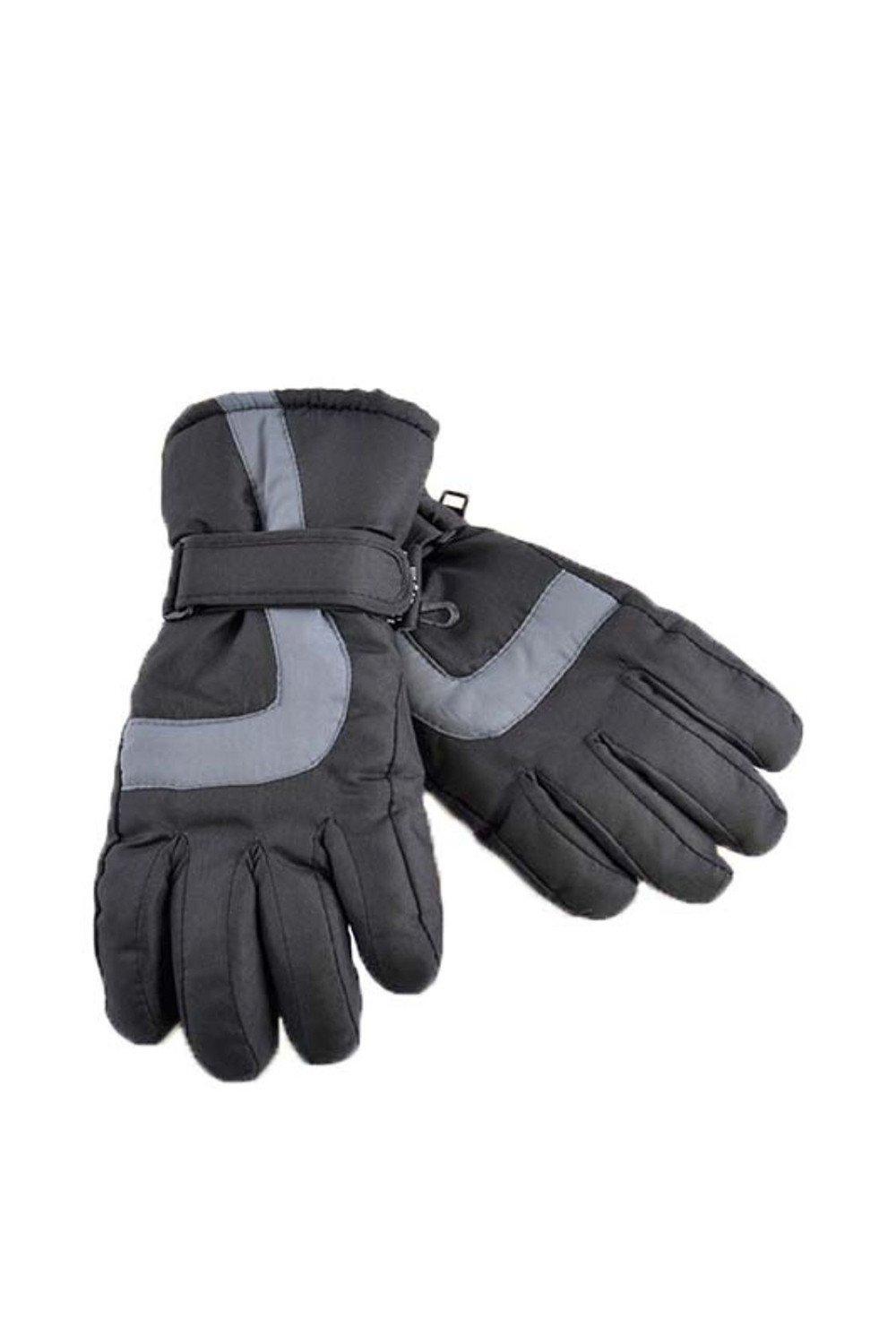 цена Термальные водонепроницаемые лыжные перчатки Thinsulate, черный