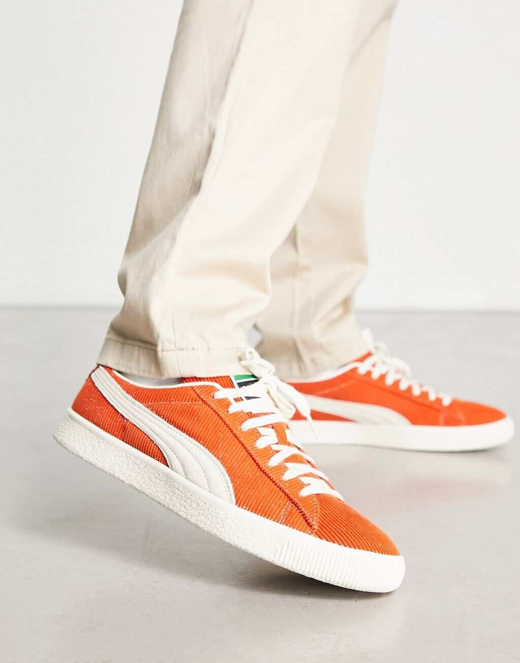 

Оранжевые кроссовки Puma x Butter Good корзина VTG