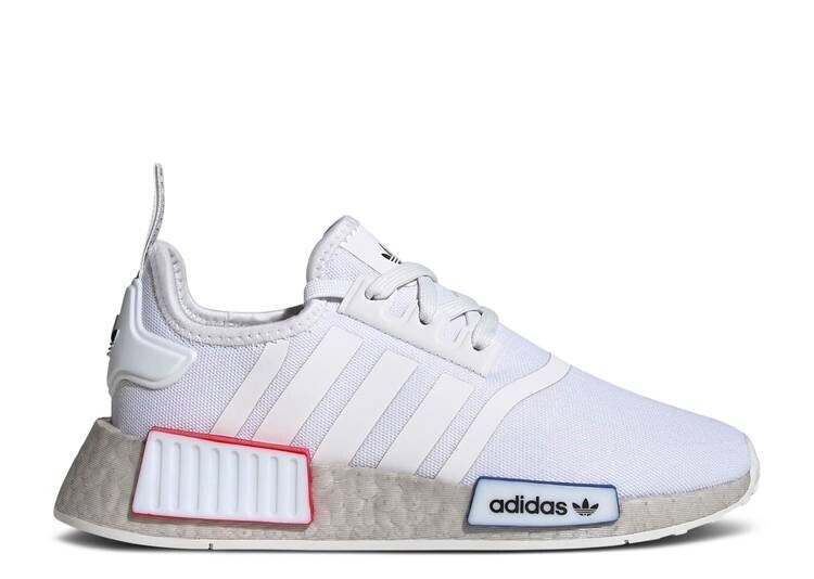 

Кроссовки Adidas NMD_R1 REFINED BIG KID 'WHITE GREY', белый