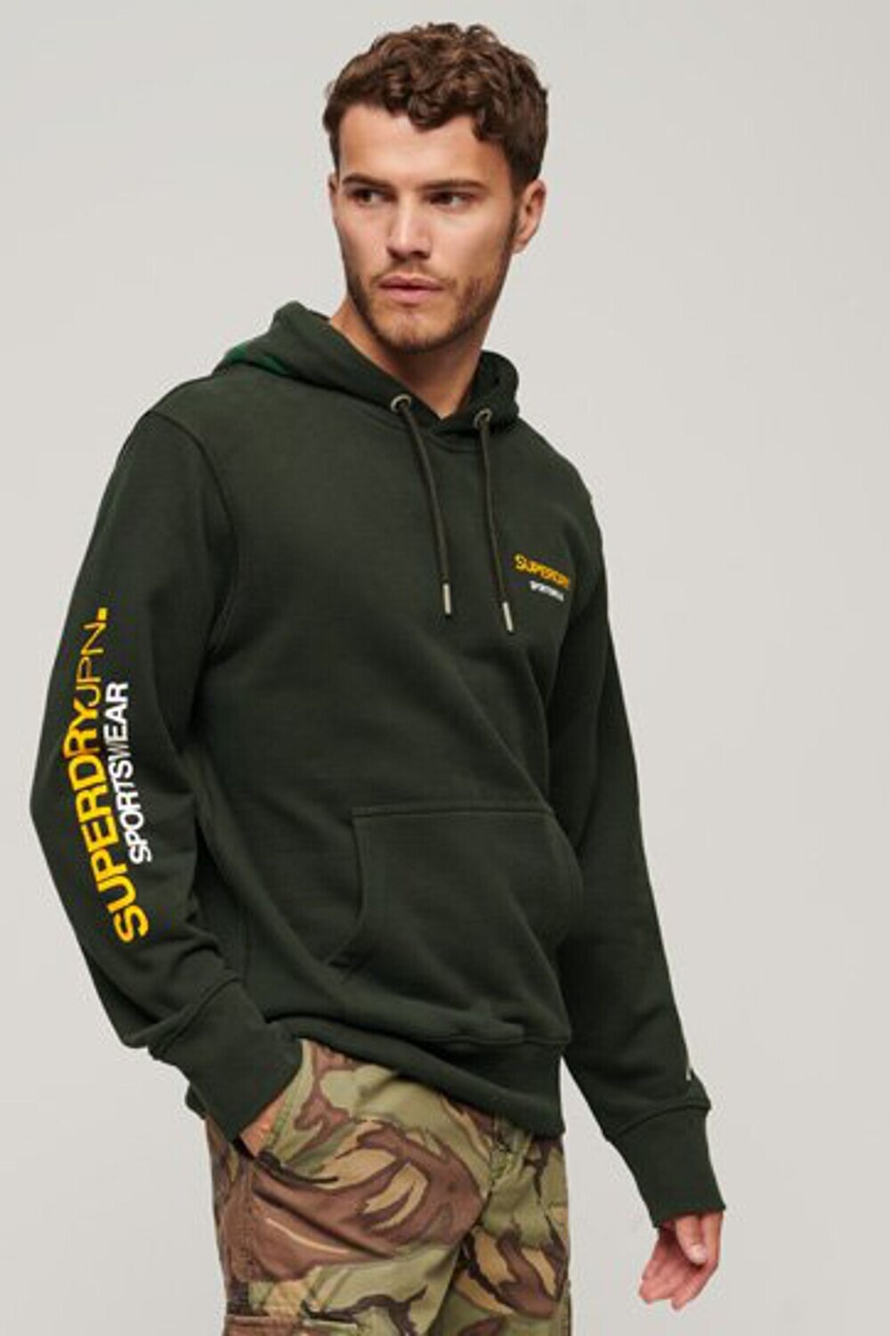 

Свободное худи Sportswear с логотипом Superdry, зеленый