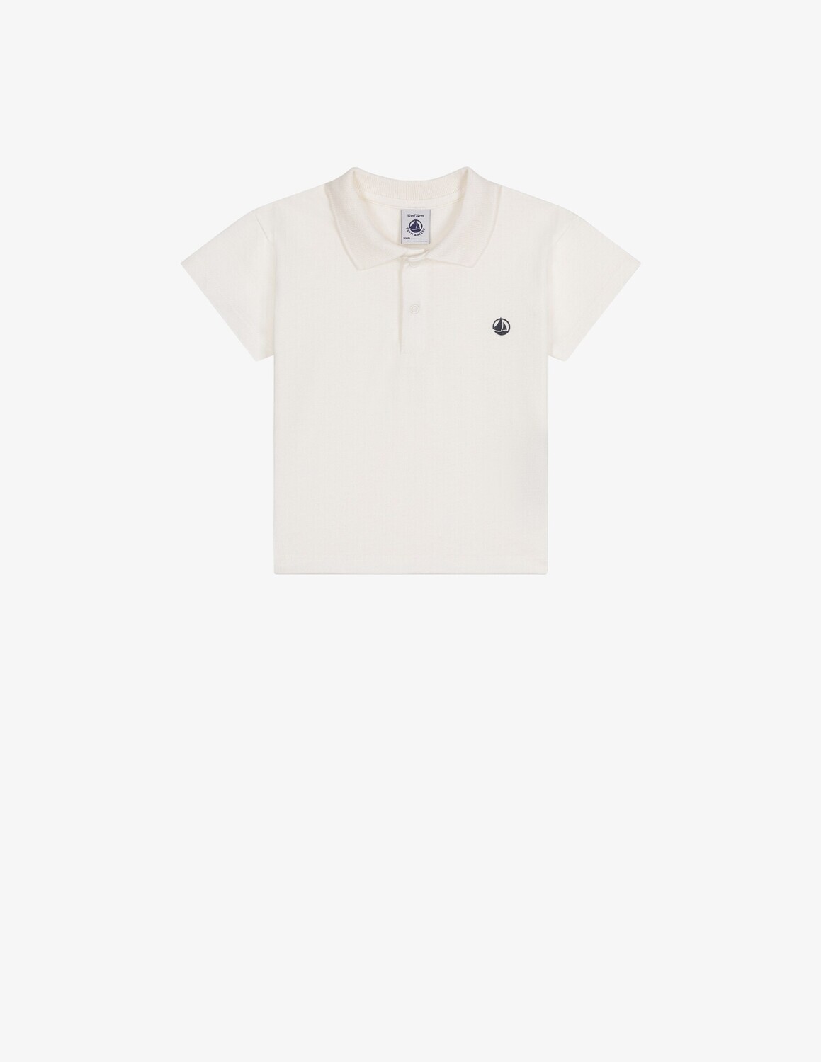

Хлопковая рубашка-поло Petit Bateau, белый