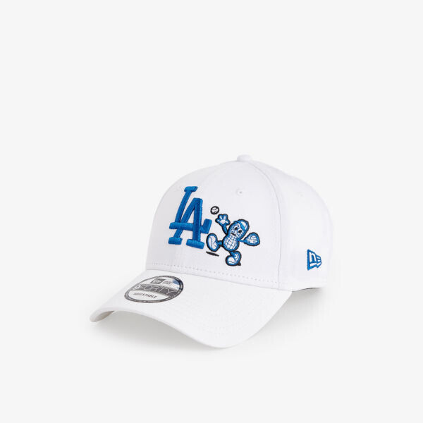 

9forty la dodgers хлопковая бейсболка с пищевым рисунком New Era, белый