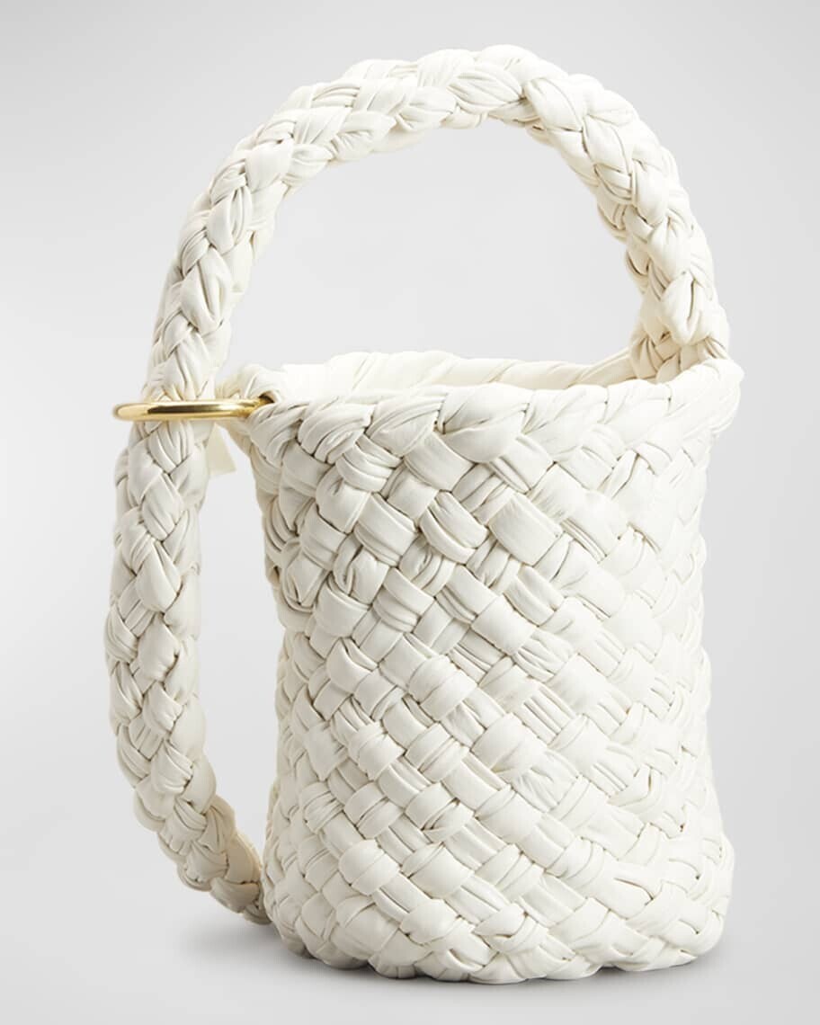 

Плиссированная сумка-мешок Kalimero Intrecciato Bottega Veneta