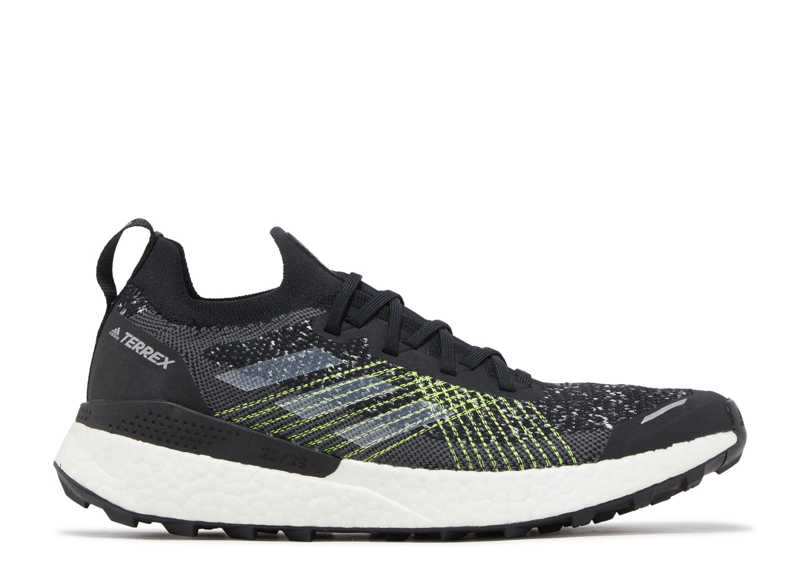 

Кроссовки adidas Terrex Two Ultra Primeblue 'Black Solar Yellow', черный