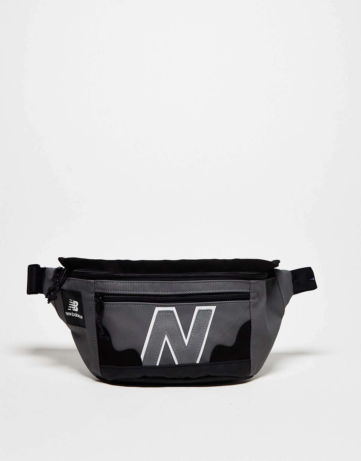 

Серая большая сумка через плечо New Balance