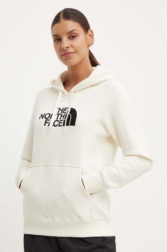 

Хлопковая толстовка W Drew Peak Pullover Hoodie The North Face, бежевый