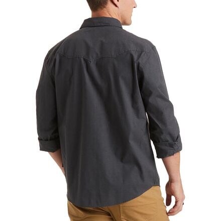 

Рубашка Crosscut Snap мужская Howler Brothers, цвет Midnight Chambray