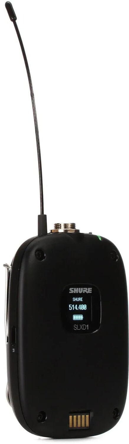 

Беспроводной поясной передатчик Shure SLXD1 — диапазон H55