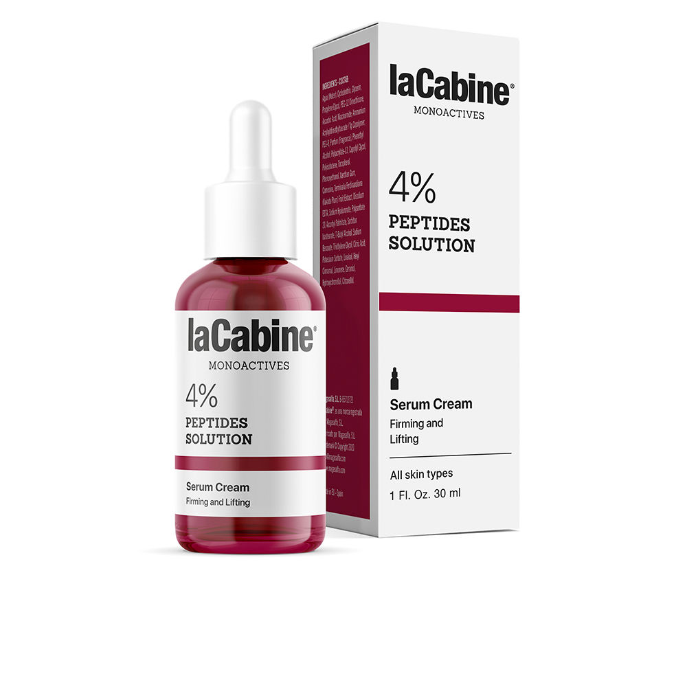 Увлажняющий крем для ухода за лицом Monoactives 4% peptides serum cream La cabine, 30 мл