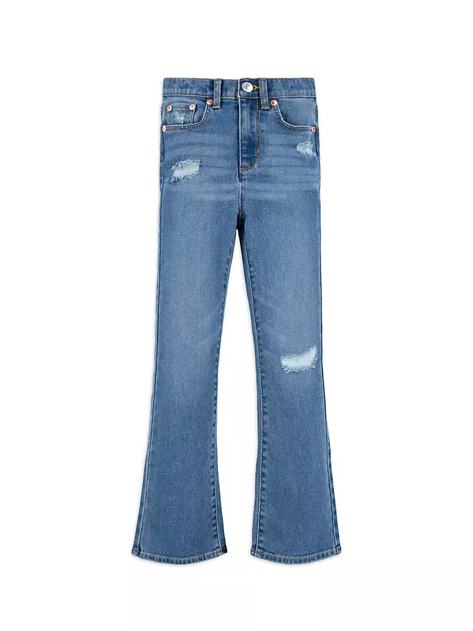

Джинсы-клеш Little Girl's & Girl's 726 с высокой посадкой Levi'S, цвет indigo avenue