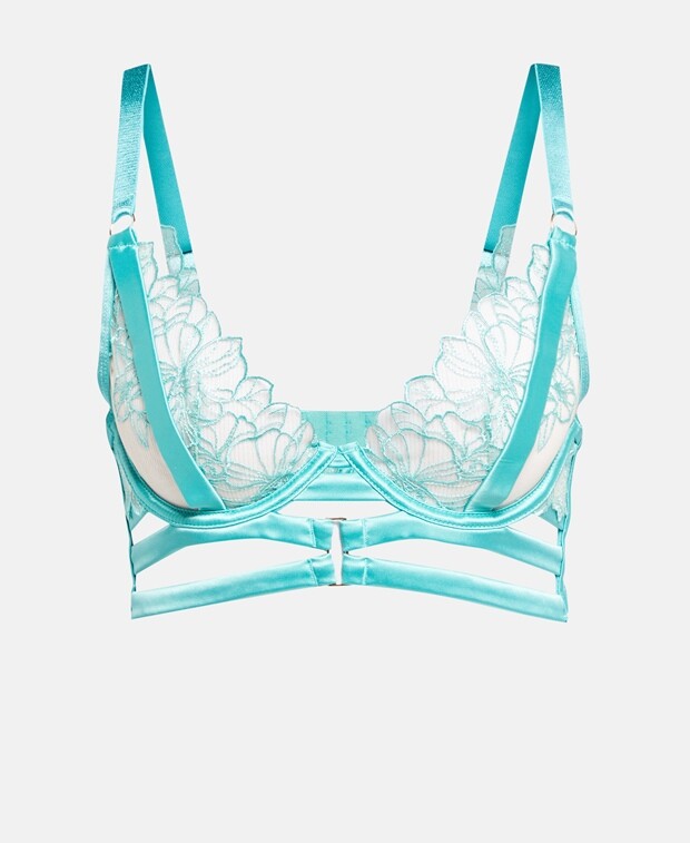 

Бюстгальтер на косточках, чашка BF Hunkemöller, мятный