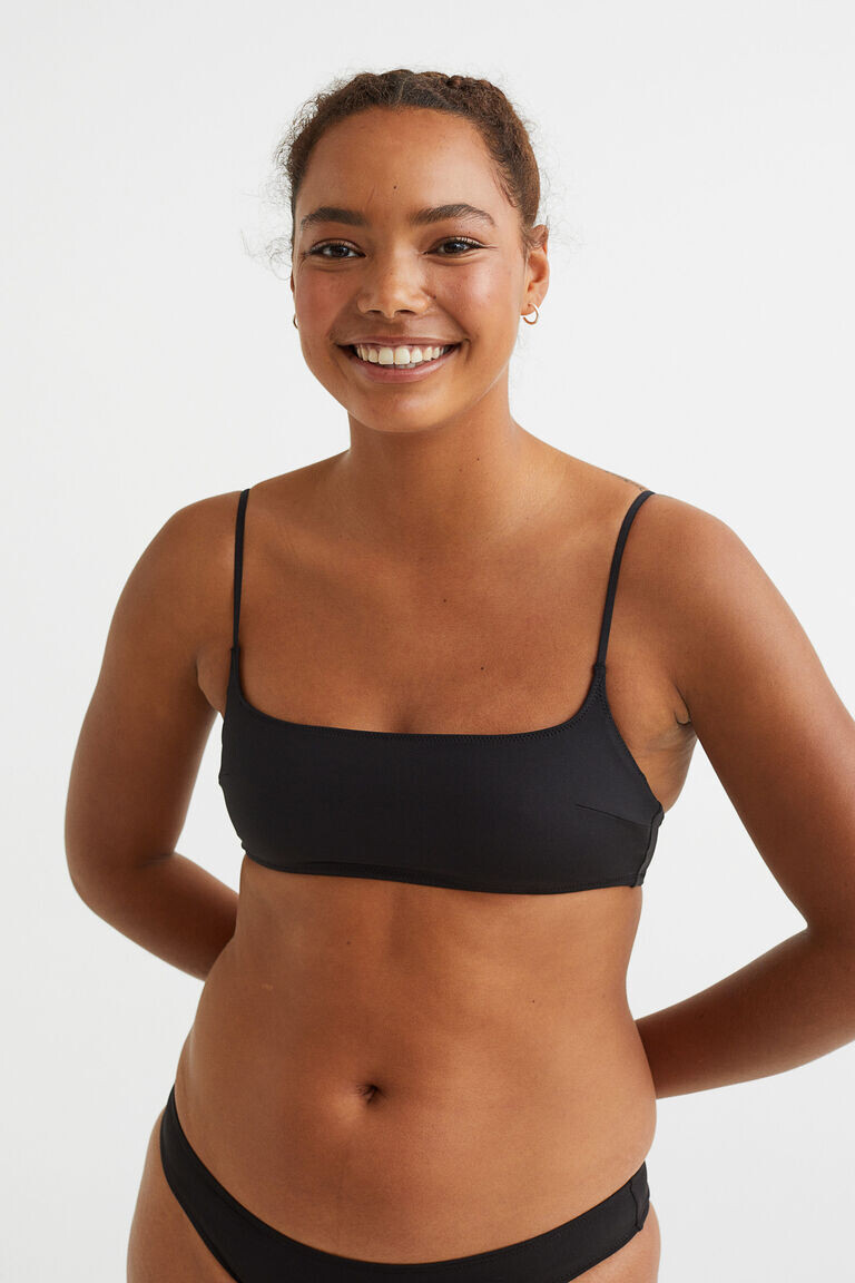 

Мягкий верх бикини H&M, черный