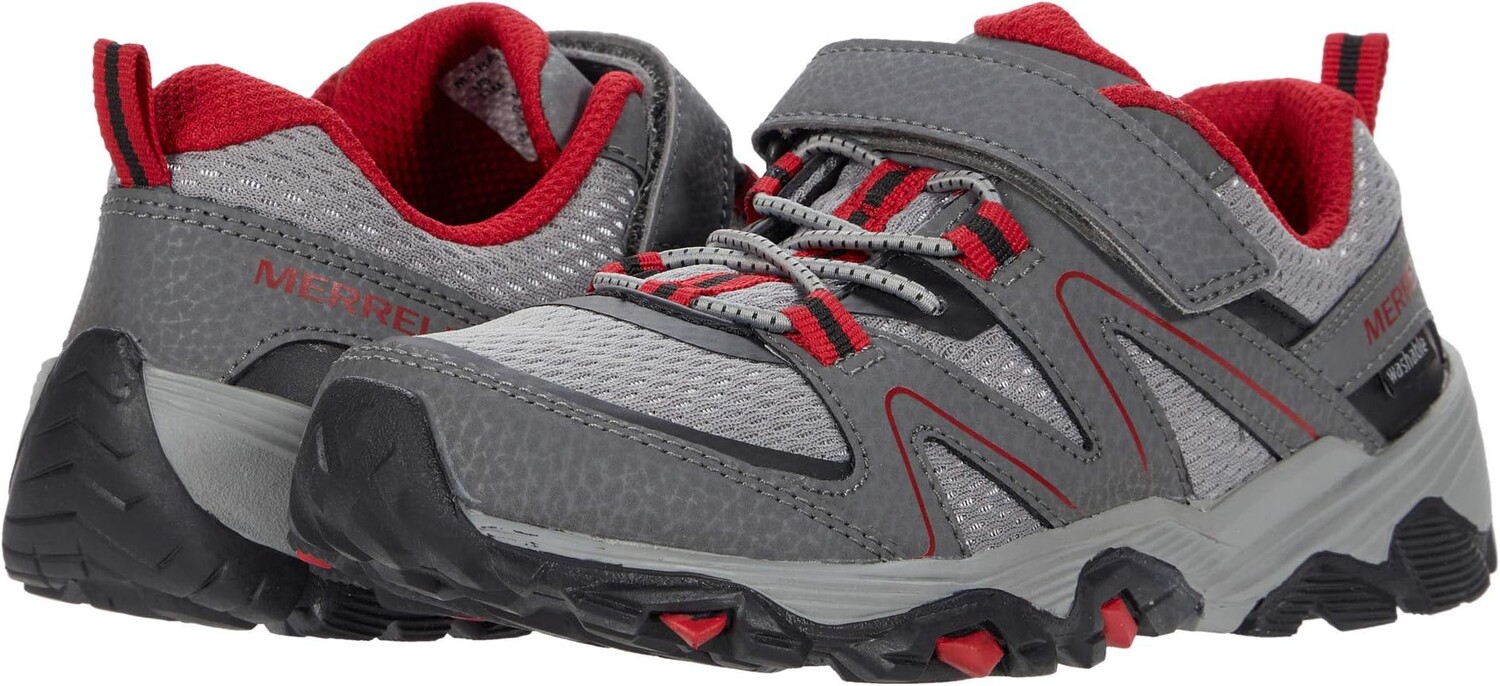 

Походная обувь Merrell Kids Trail Quest Washable, цвет Grey/Red/Black