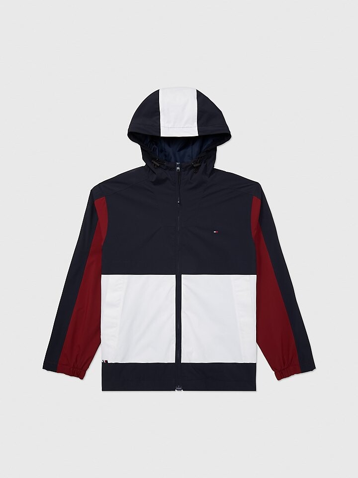 

Куртка с капюшоном с цветными блоками Tommy Adaptive
