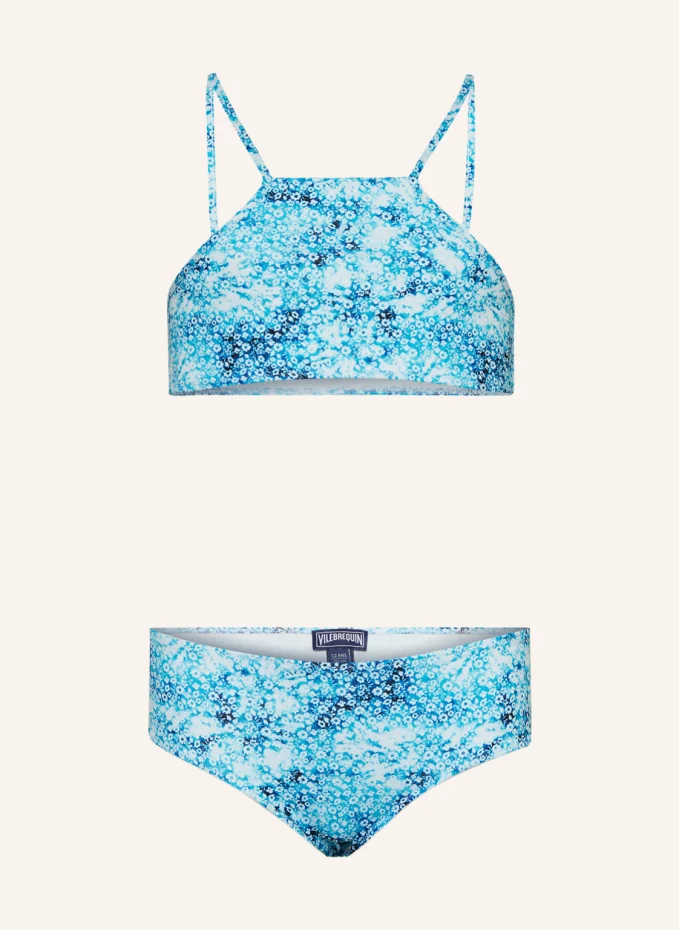 

Бикини с высоким воротником flowers tie & dye Vilebrequin, белый