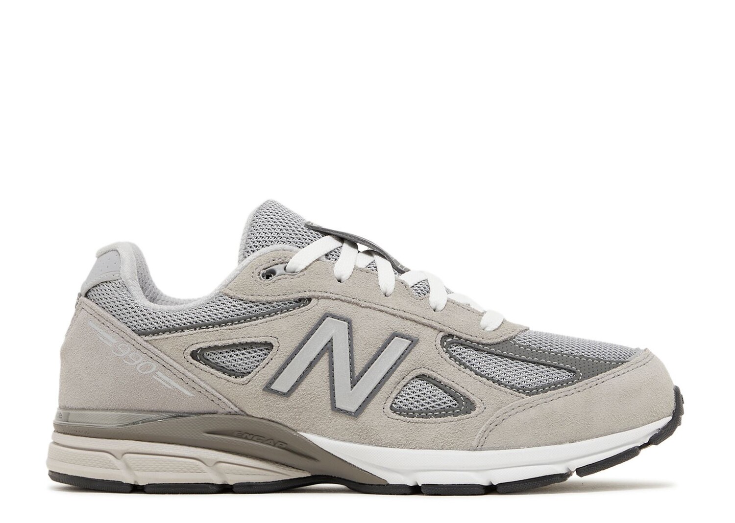 

Кроссовки New Balance 990V4 Big Kid 'Kool Grey Silver Filigree', серый