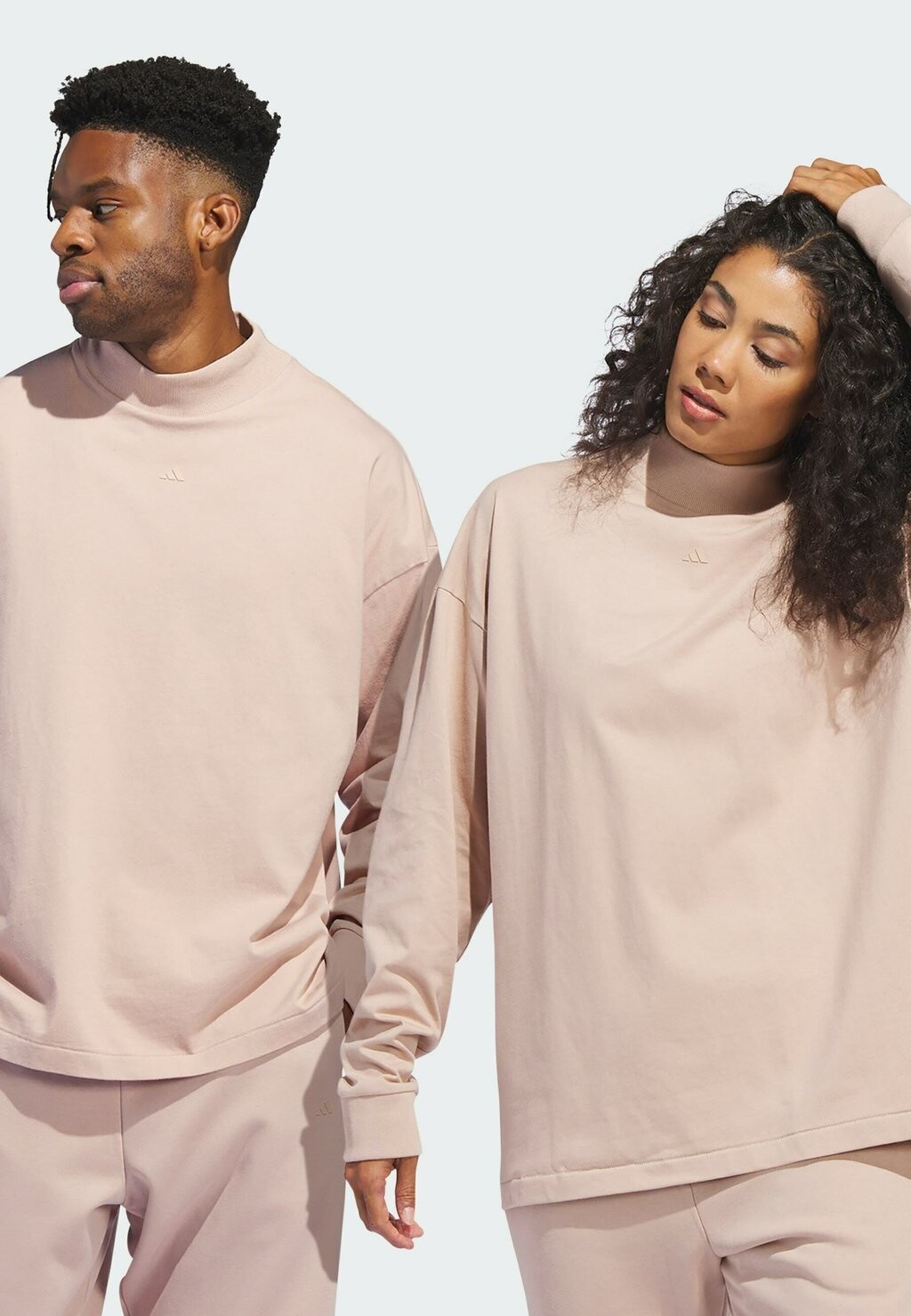 

Футболка с длинным рукавом Basketball adidas Originals, цвет ash pearl