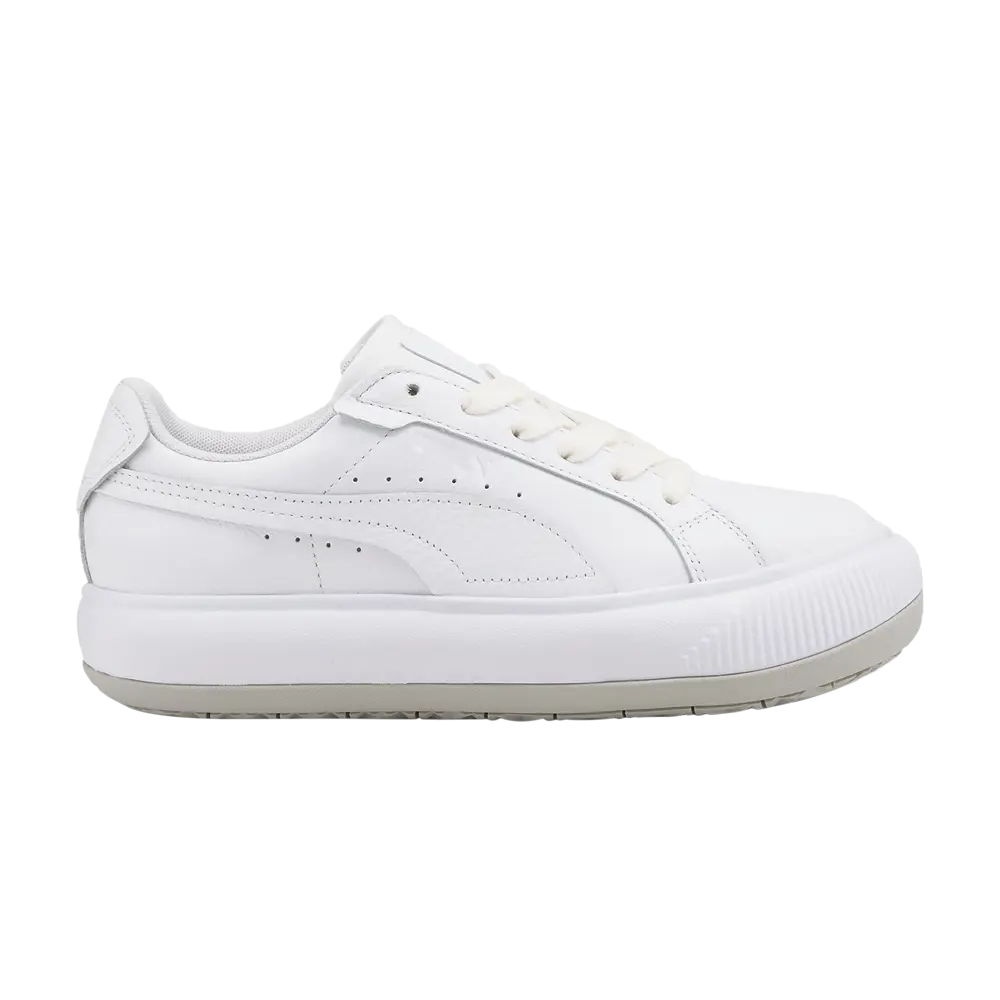 

Кроссовки Wmns Suede Mayu Raw Leather Puma, белый
