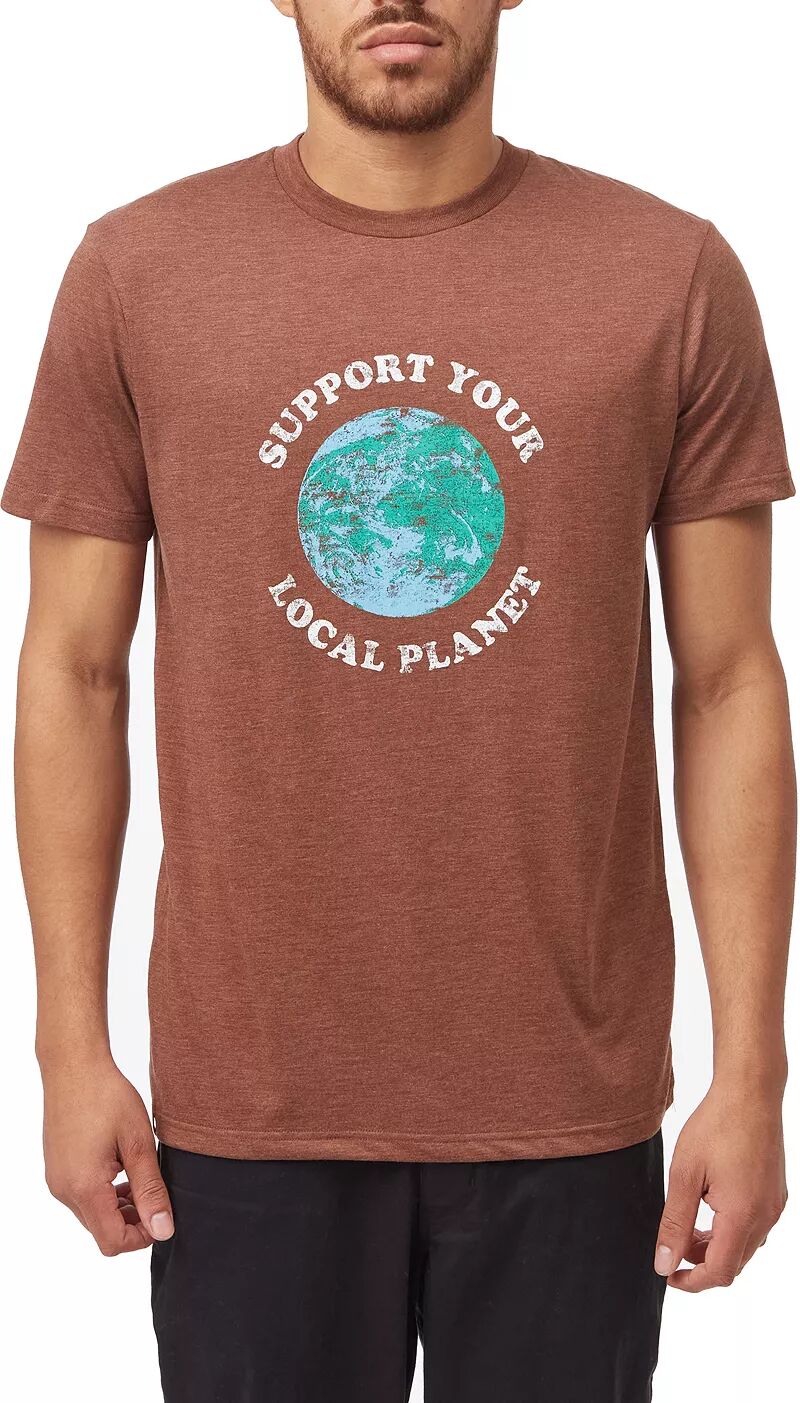 цена Мужская футболка с короткими рукавами и рисунком Tentree Support Planet