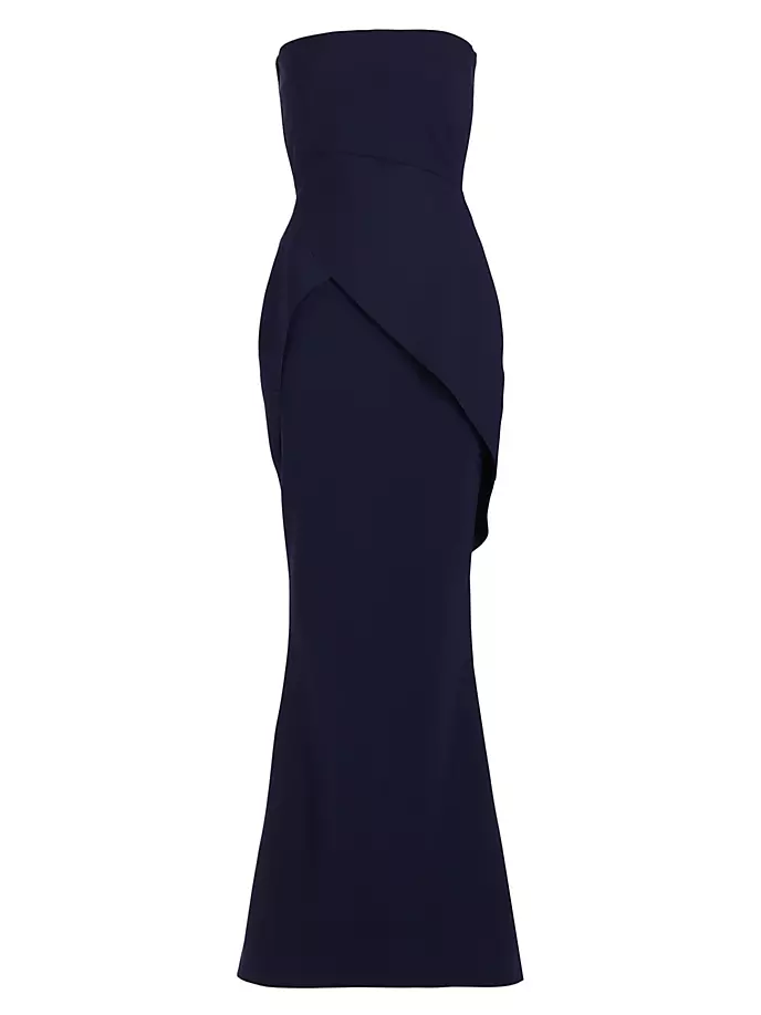 

Вечернее платье без бретелек Gafar Chiara Boni La Petite Robe, цвет blue notte