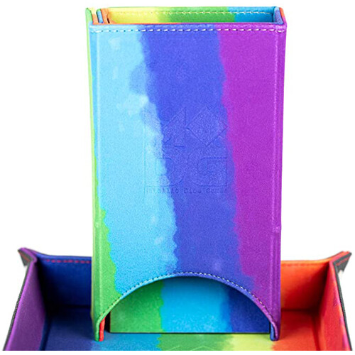 

Игровые кубики Fold Up Velvet Dice Tower: Watercolour Rainbow