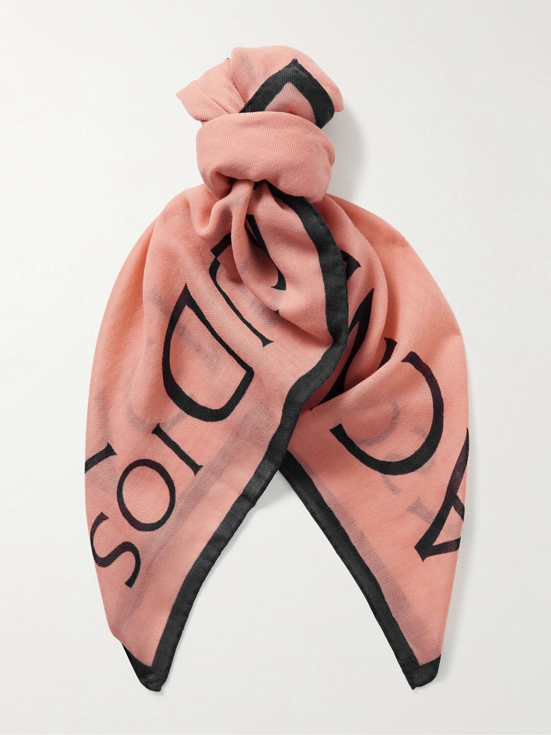 

Шарф Varbone из шерсти и саржи с логотипом ACNE STUDIOS, розовый