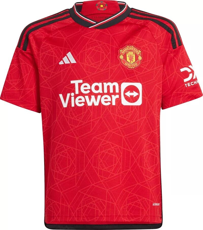 

Домашняя реплика Adidas Youth Manchester United 2023