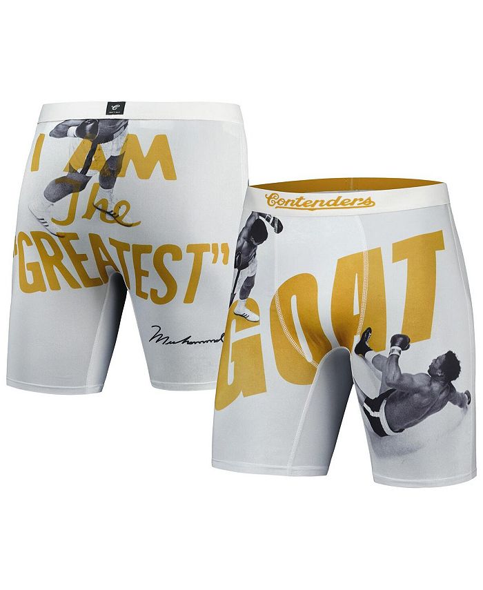 

Мужские белые боксеры Mohammed Ali GOAT Contenders Clothing, белый