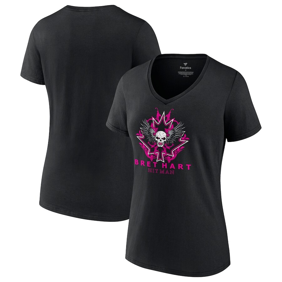 

Футболка с коротким рукавом Fanatics Branded Bret Hart, черный