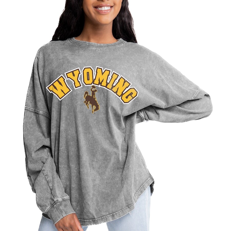 

Футболка с длинным рукавом Gameday Couture Wyoming Cowboys, серый