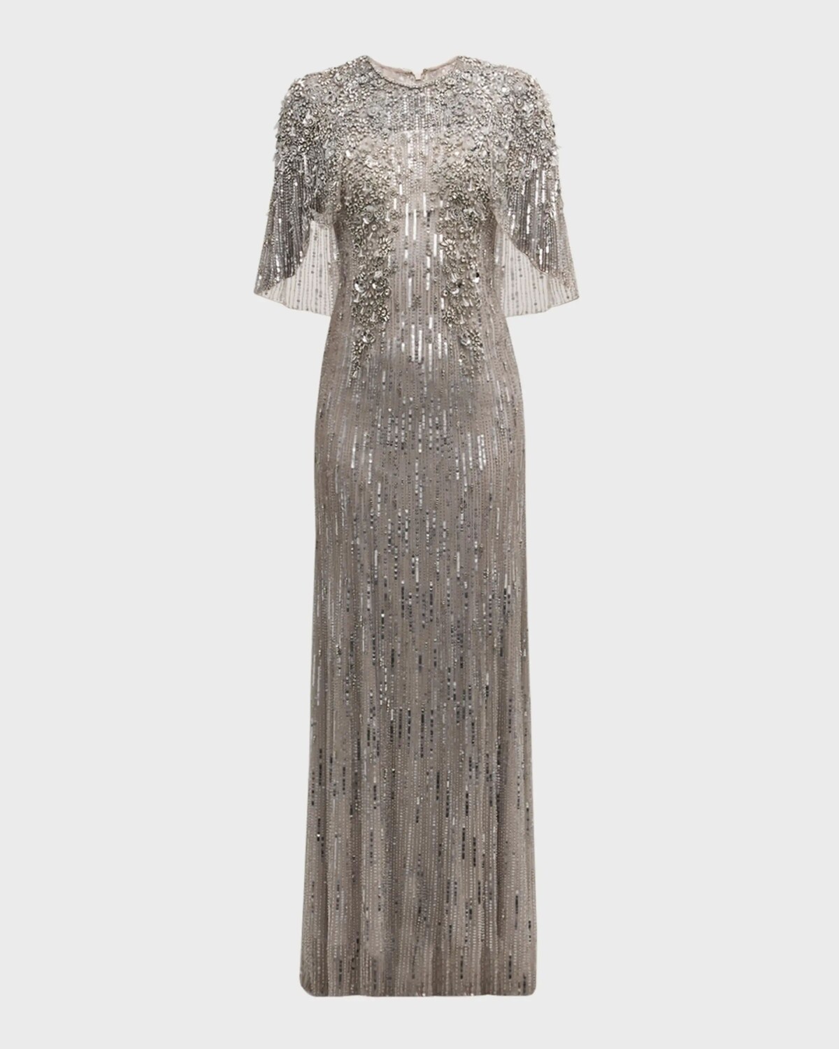 

Украшенное платье Astra Jenny Packham, цвет Ammonite