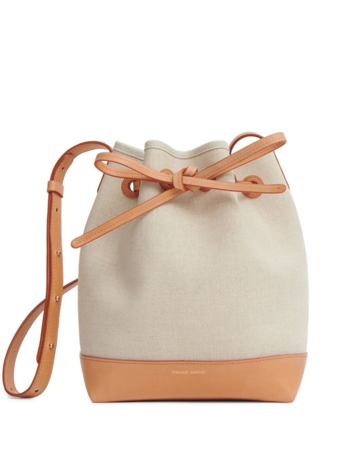

Сумка-ведро размера мини Mansur Gavriel, бежевый
