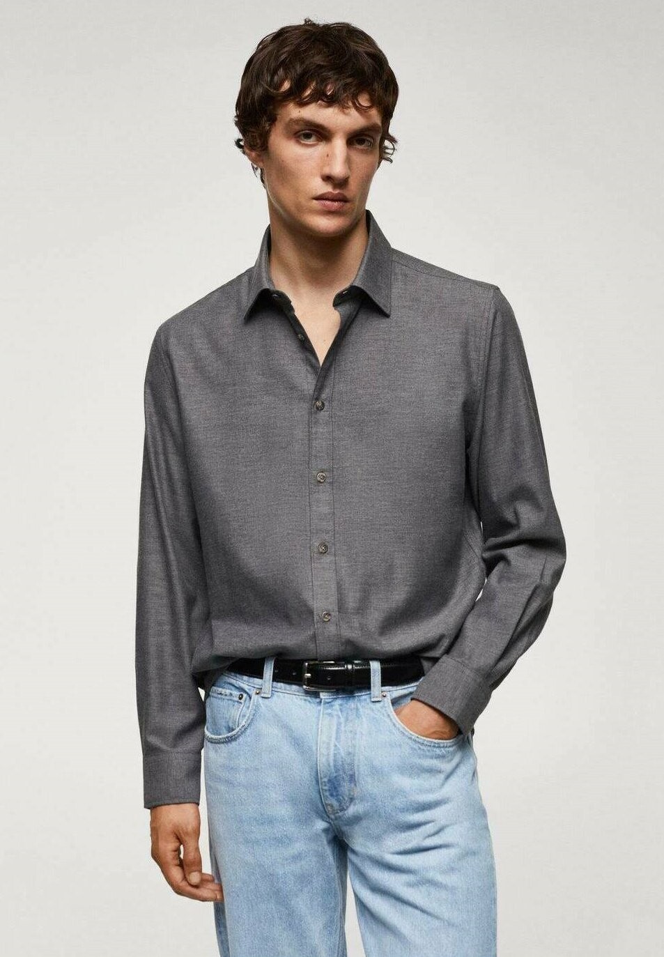 

Рубашка Galdana Mango, цвет grey
