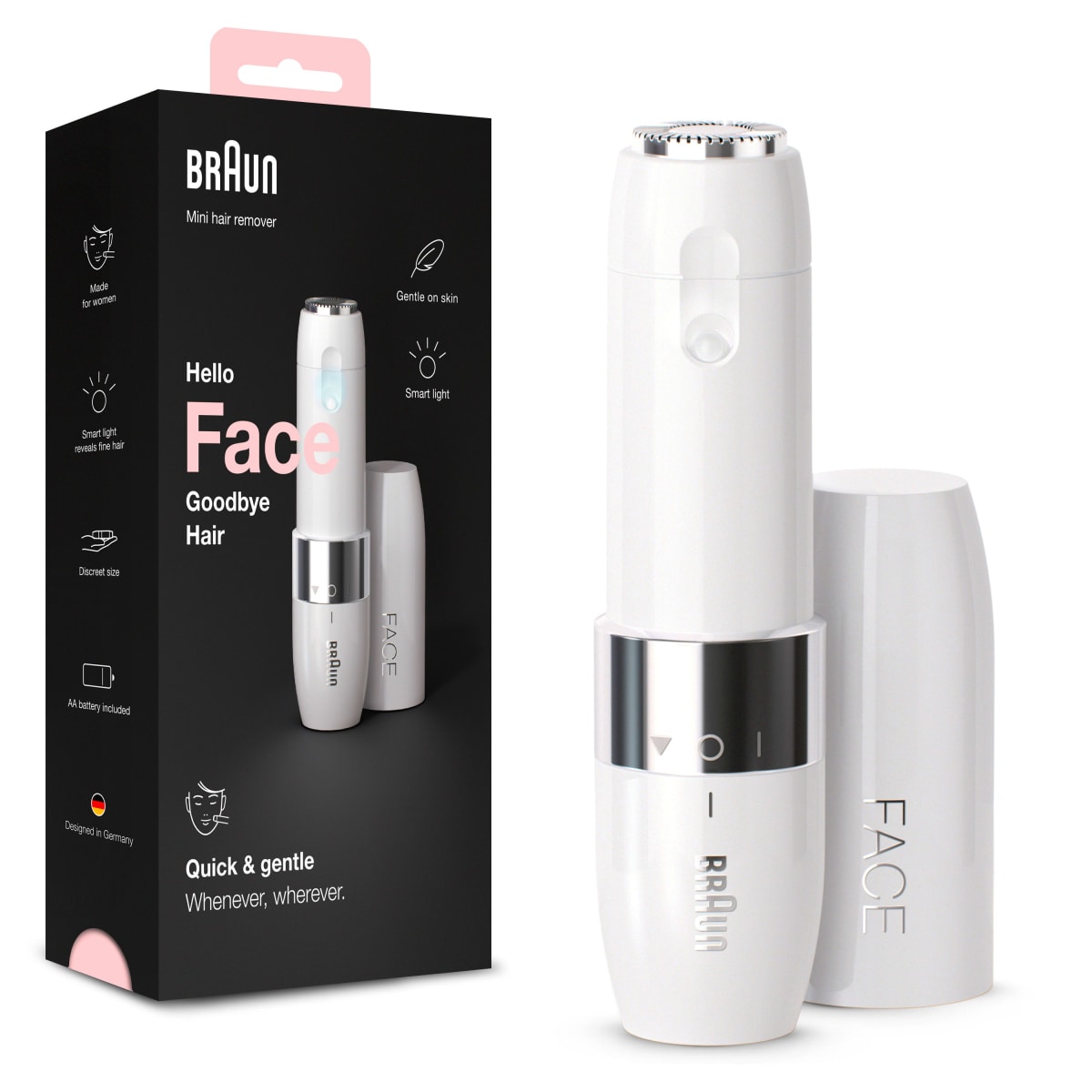 Средство для удаления волос на лице Mini Hair Remover FS1000 1 шт. Braun