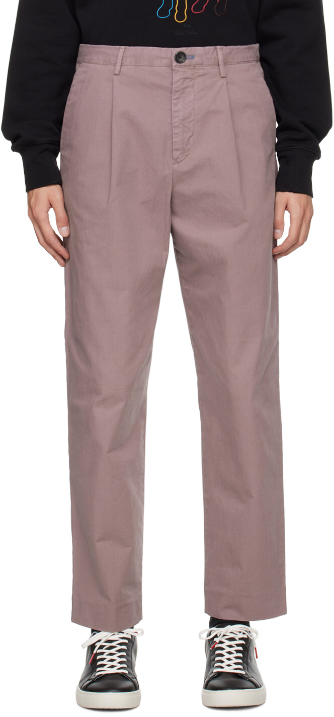 

Фиолетовые брюки со складками PS by Paul Smith, Фиолетовый