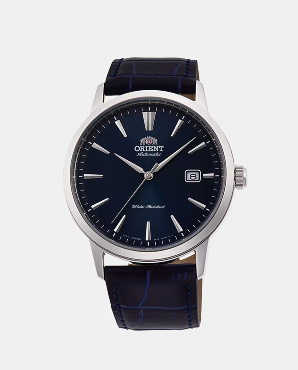 

ORIENT Contemporary RA-AC0F06L10B Автоматические мужские часы из синей кожи, синий