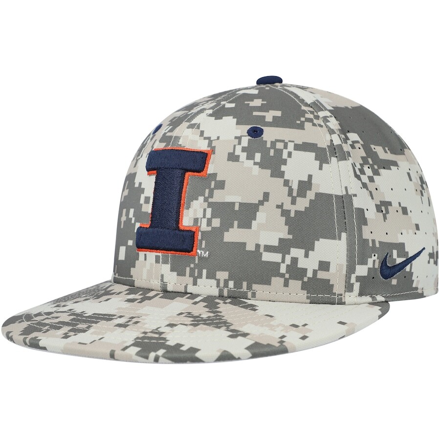 

Бейсболка Nike Illinois Fighting Illini, камуфляж